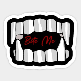 Bite Me Sticker